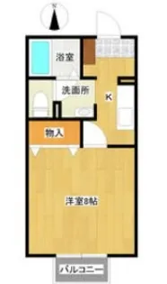 メゾン元浜【2階】の間取り