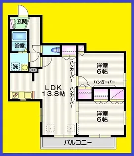 LIVREPONT【2階】の間取り