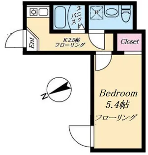 グランツハイム青井【2階】の間取り