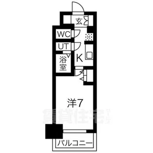 メイクスWアート丸の内【11階】の間取り