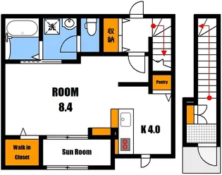 フェア レジデンス【2階】の間取り