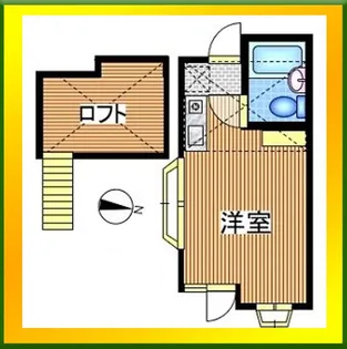 ハイツサザンクロス【1階】の間取り