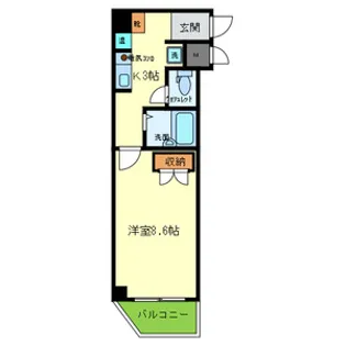 ホルス240【4階】の間取り