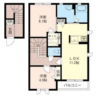 レゴリス【2階】の間取り