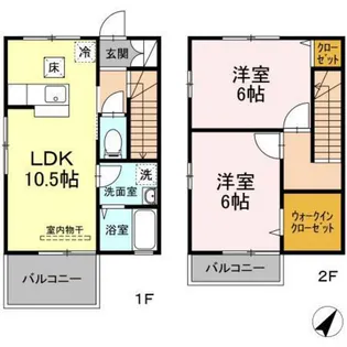 プレジオヤマダ【2階】の間取り