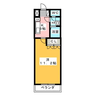 プランドール【1階】の間取り
