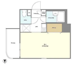ミリアレジデンス御茶ノ水【3階】の間取り