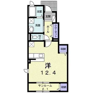グランツ【1階】の間取り