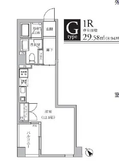 テラス恵比寿南【2階】の間取り