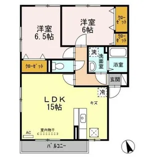 Villa Primvera II棟【1階】の間取り