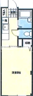 パラシオン田沢【1階】の間取り