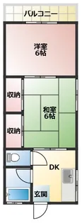 山室ハイツ【2階】の間取り