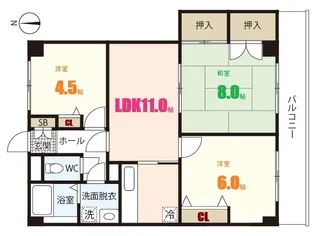 繁美ビル【2階】の間取り