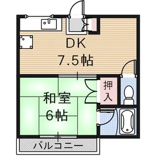 ニューハイツ上神田【2階】の間取り