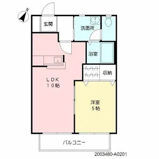 アーバンヒルズIII【2階】の間取り