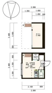 プログレッソ中野(プログレッソナカノ)【2階】の間取り