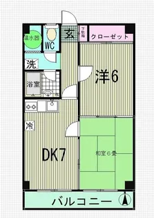 エトワス南葛西【4階】の間取り
