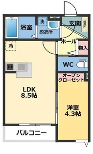 メゾン・ドゥ・アッシュ市川II【2階】の間取り