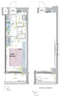 ブライズ蒲田EAST【1階】の間取り