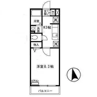 カーサ21【2階】の間取り