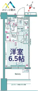 ガーラ・ステーション横浜三ツ沢【4階】の間取り