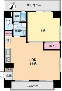 コーポST【7階】の間取り