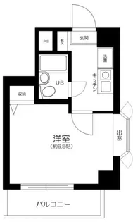 ミルフォード中井【3階】の間取り