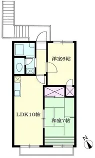 野崎ハウス【2階】の間取り