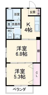ガーデンプラザ【1階】の間取り