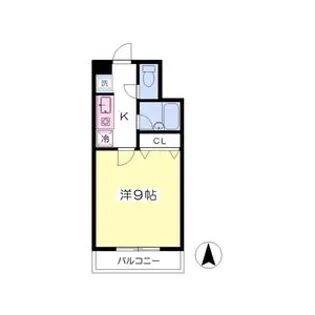 ロイヤルパレス駅西【8階】の間取り