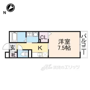 プラティーク【2階】の間取り