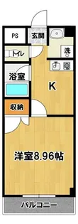 ソレイユ高野【3階】の間取り
