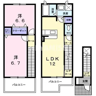 ノーブルメゾン【2階】の間取り
