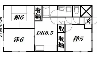 テスコム西伊場【3階】の間取り