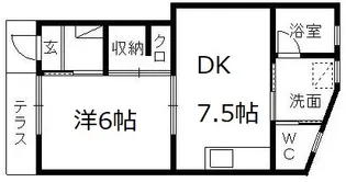 SPICE88【1階】の間取り