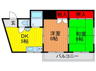 ハイツタナカ【3階】の間取り