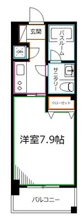 コンフォート武蔵野【7階】の間取り