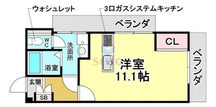 パステルハイツ【4階】の間取り
