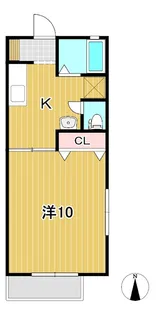 ヴィレッジ21【1階】の間取り