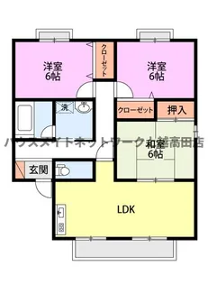 フォレストヒルズC棟【2階】の間取り
