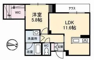 HIRA TERRACE【1階】の間取り