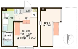 ハーモニーテラス青戸II【2階】の間取り