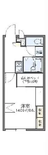 レオパレス粲粲【1階】の間取り