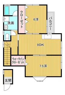 リバイン川中【2階】の間取り