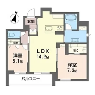 ジャカランダ【3階】の間取り
