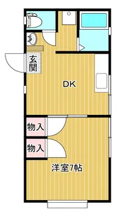 ユビックレジデンス【2階】の間取り