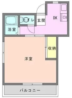 第一ジュネス倉田【4階】の間取り