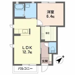 シャーメゾンSugarIIA【1階】の間取り