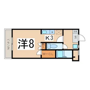 ハイツ太田【3階】の間取り