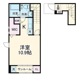 フェリーチェ【2階】の間取り